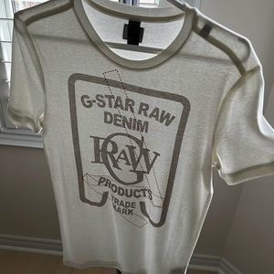 G star white t shirt, size medium
